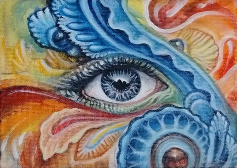 Mini Eye Original Painting