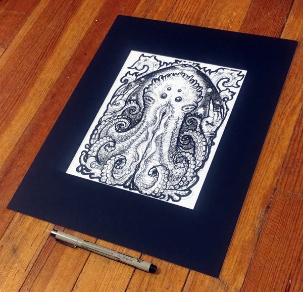 Cthulu Original Ink Drawing