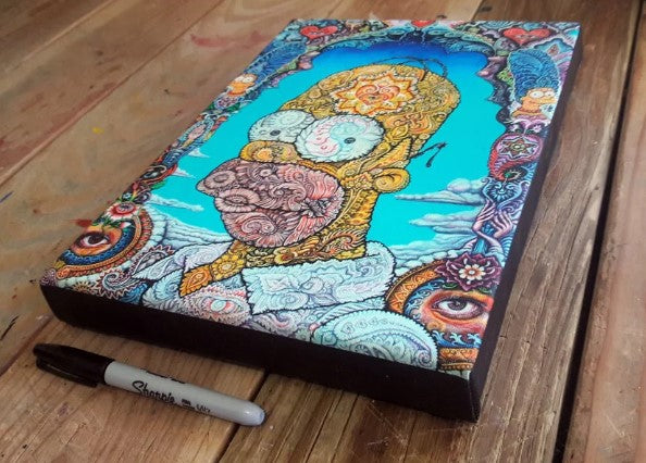 Homer Small Stretched Canvas