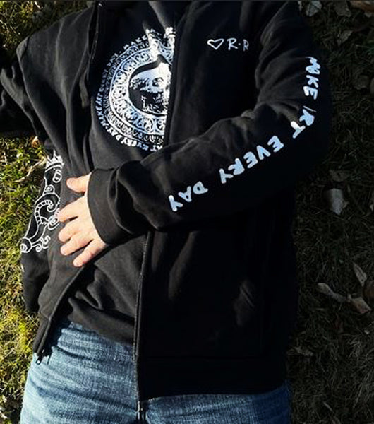 Make Art Every Day Zip-up Hoodie
