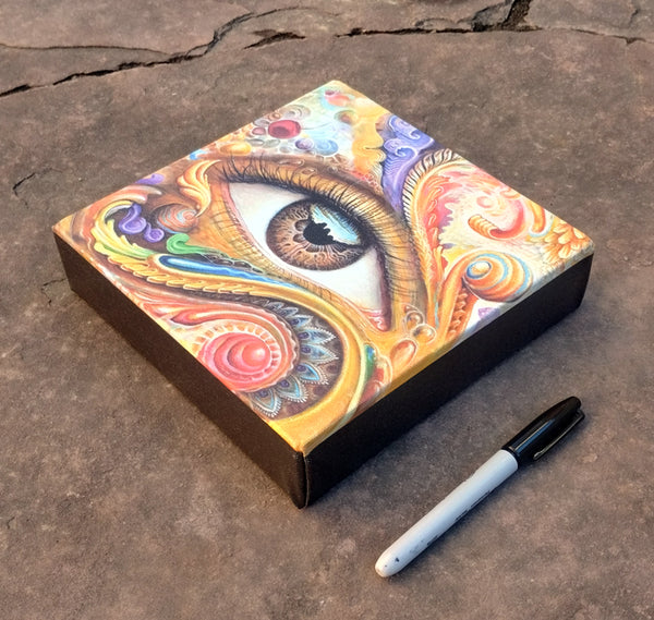 Time After Time Small Stretched Canvas 8 x 8