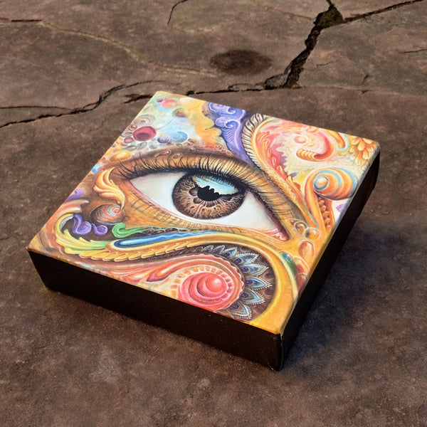 Time After Time Small Stretched Canvas 8 x 8