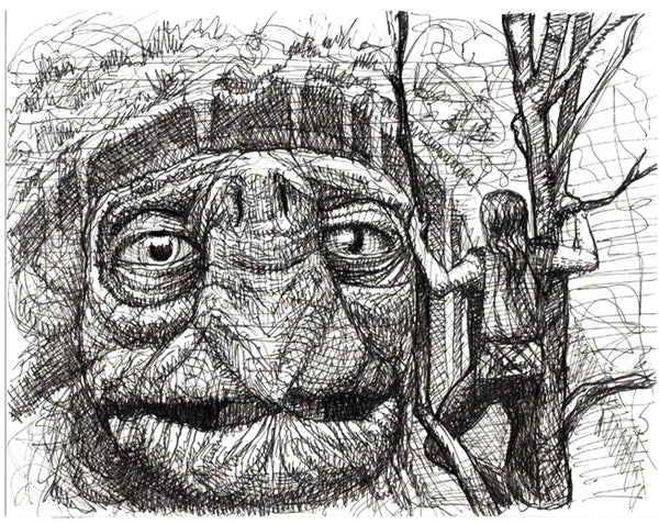 Morla & Atreyu Original Ink Drawing