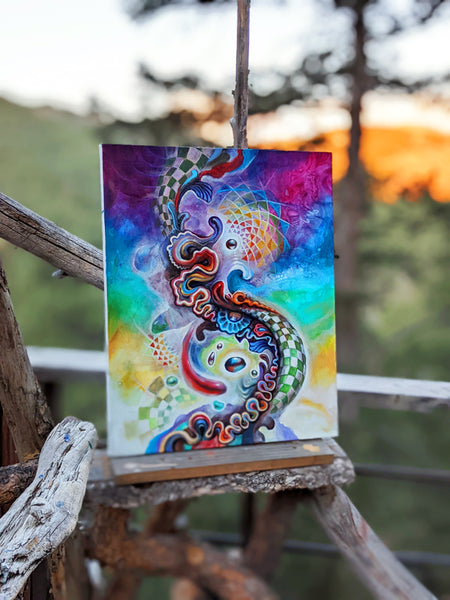 Original Flow Painting "Hedonic Adaptation"