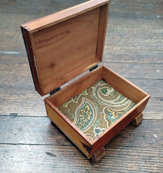 "Little Hamsa" - Original Painting / Stash Box