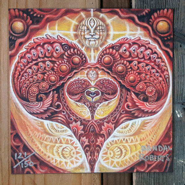 "Omega Heart" Blotter Art Signed & Numbered