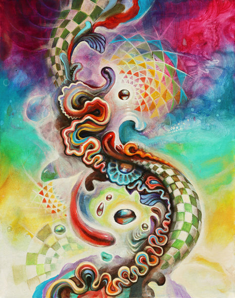 Original Flow Painting "Hedonic Adaptation"