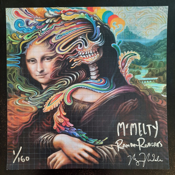 "Melty Lisa" Blotter Art