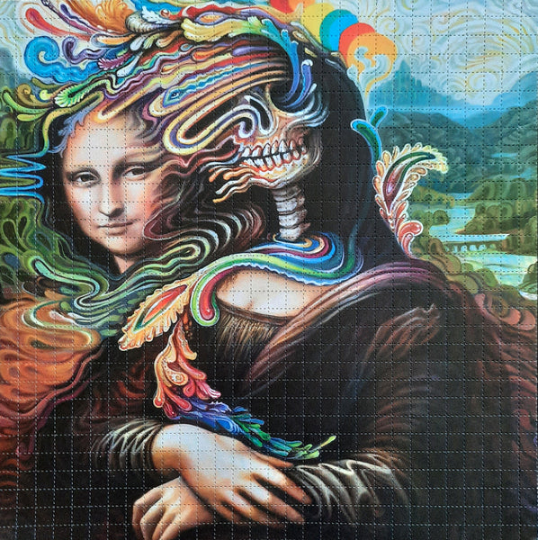 "Melty Lisa" Blotter Art