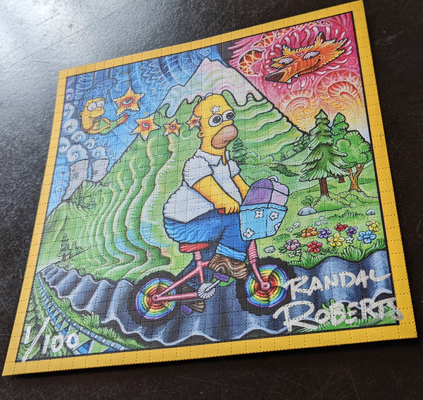 "Lovely Spring Day" Special 2022 Bicycle Day Blotter Art