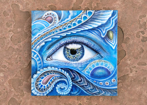 Original Painting / Angel Eye Cobalt