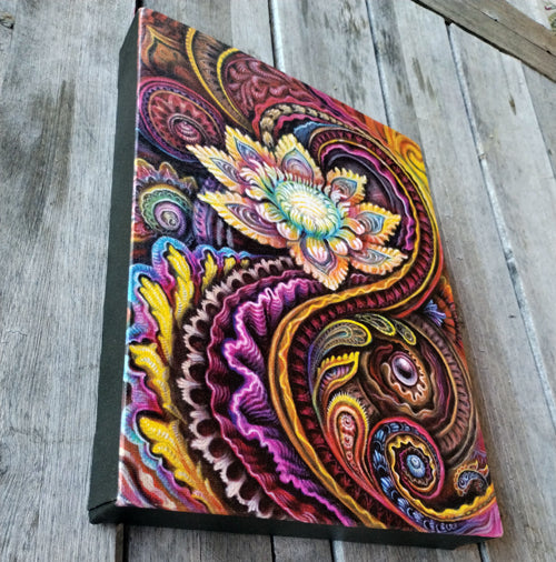 Flower Power Small Stretched Canvas