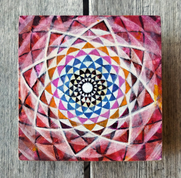 Original MIni Painting | "Lakshmi's Lotus"