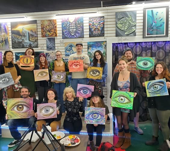 INITIATE: Painting the Eye & Full Day Art Workshop