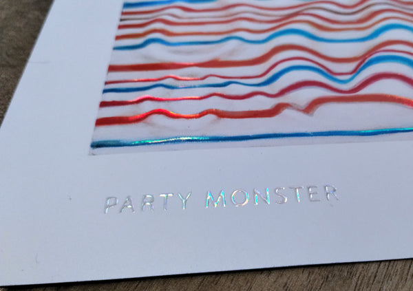 "Party Monster" Holographic Embossed Limited