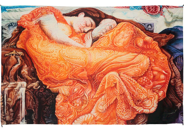 Art Print Tapestry "Flaming June"