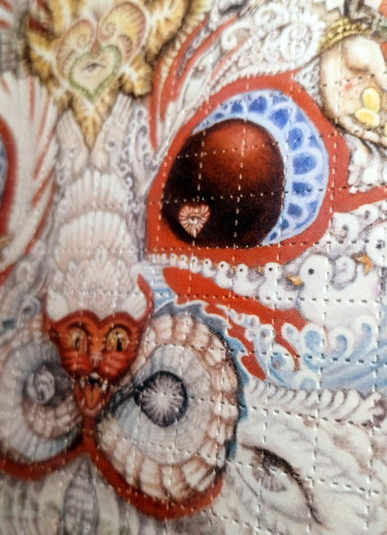 Red Cat Remix Blotter Art