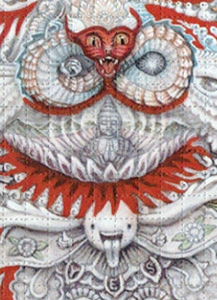 Red Cat Remix Blotter Art