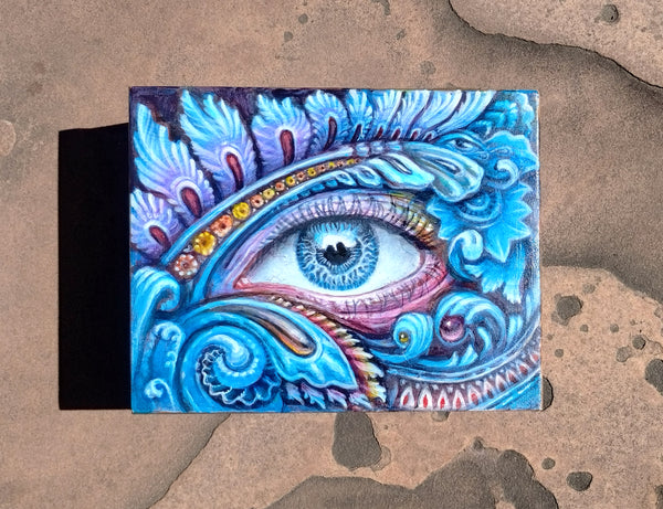 "Hacho A Mano" - Original Painting / Stash Box