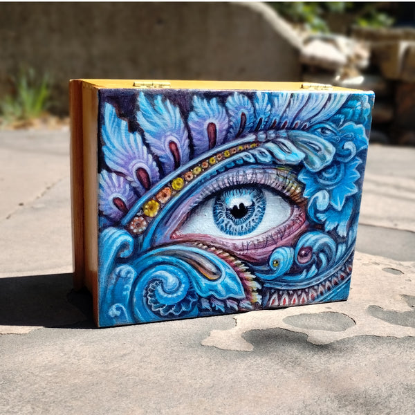 "Hacho A Mano" - Original Painting / Stash Box