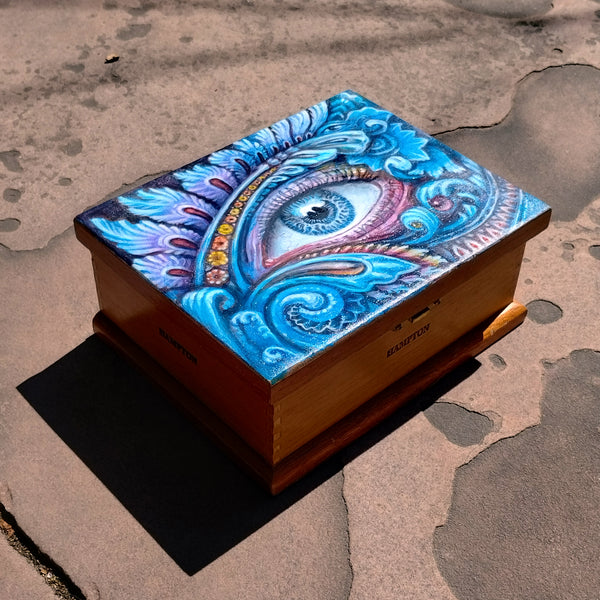 "Hacho A Mano" - Original Painting / Stash Box