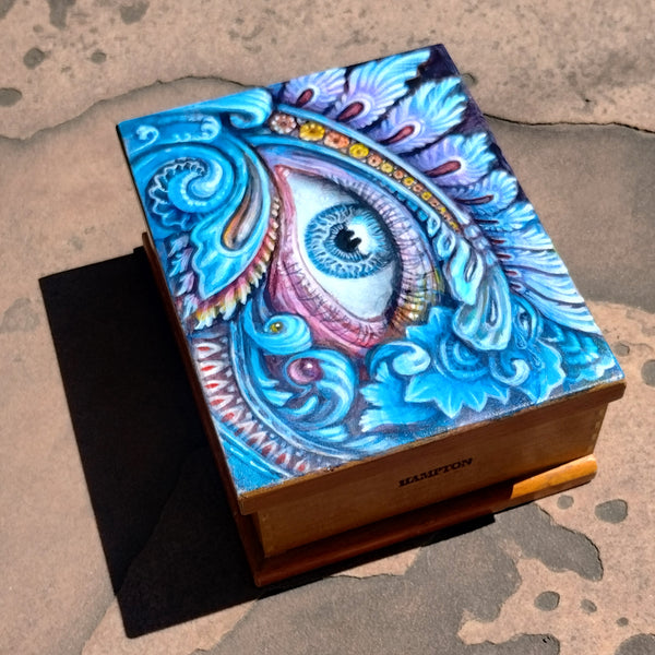 "Hacho A Mano" - Original Painting / Stash Box
