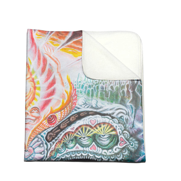Fawkes Fleece Art Blanket