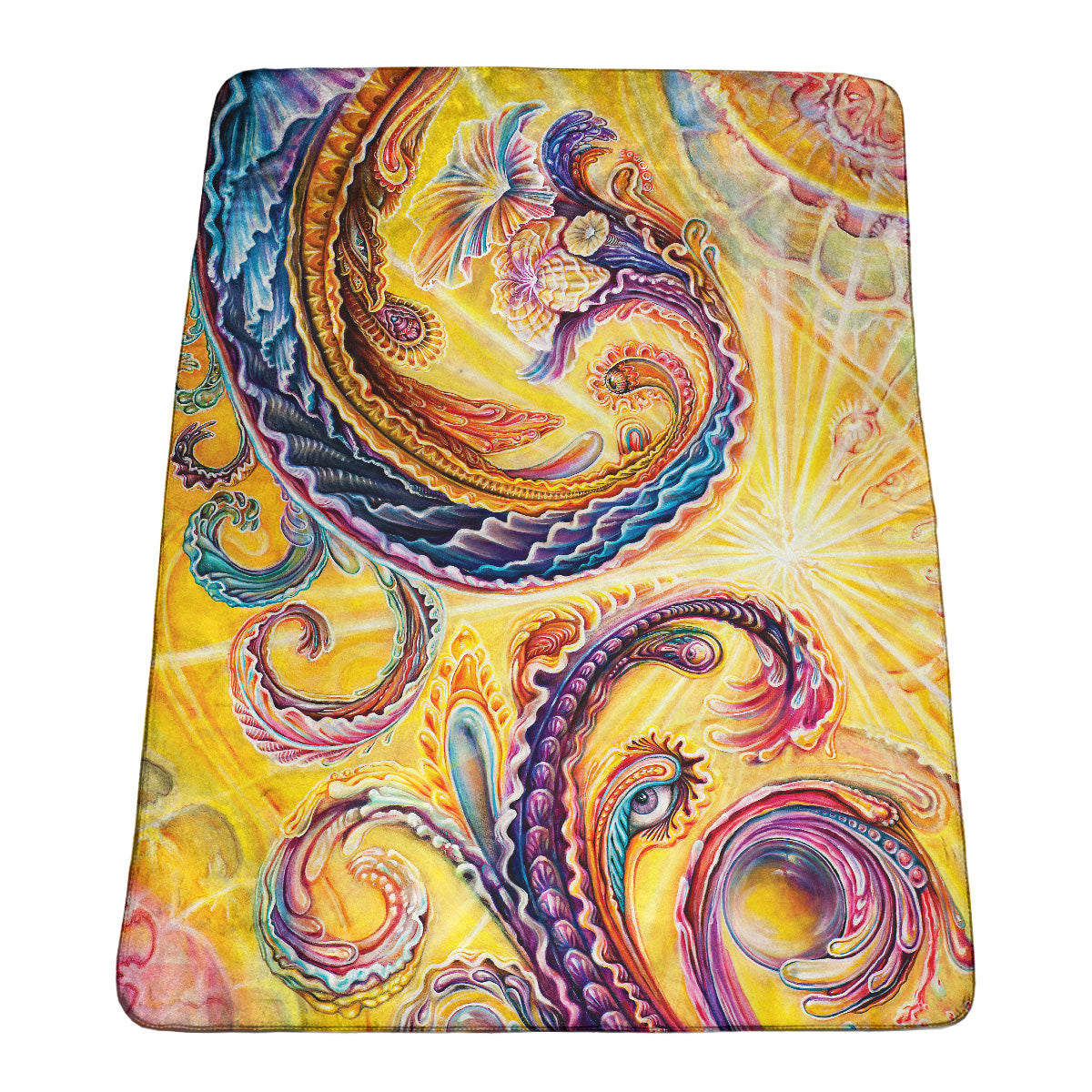Sunrise Fleece Art Blanket
