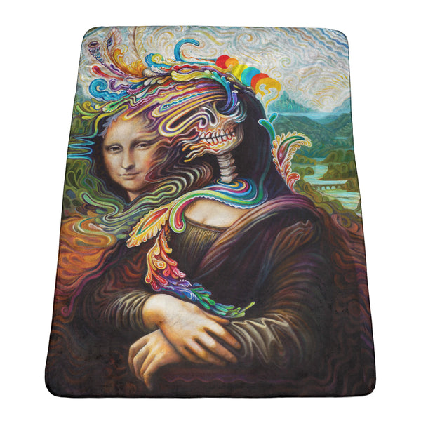 Melty Lisa Fleece Art Blanket