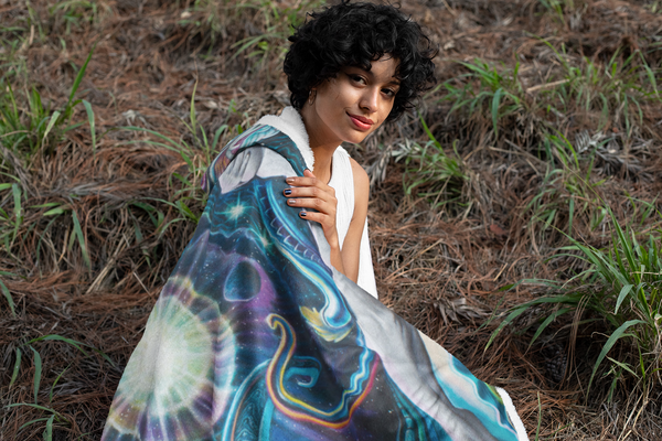 Penelope Fleece Art Blanket