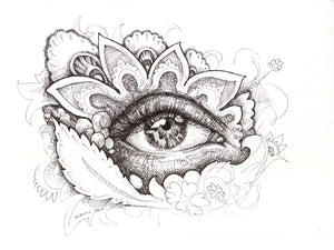 Eye Caramba Original Drawing