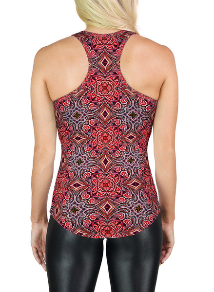 Party Monster Pattern RACERBACK TANK