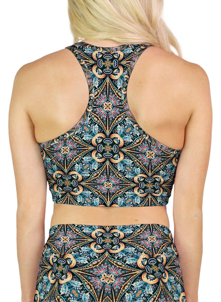 Solstice Pattern Racerback Crop