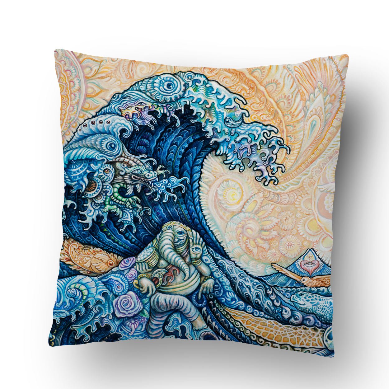 The Great Wave Remix Pillow