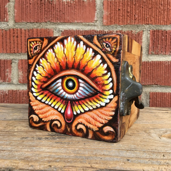 Eye of Providence Original Painting / Stash Box