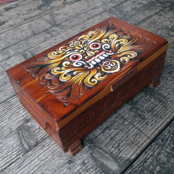 Rangda Box - Original Painting / Stash Box