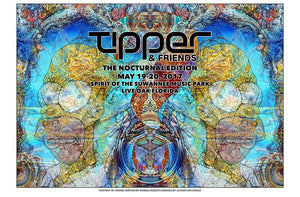 Tipper & Friends show poster - Jonathan Singer Remix